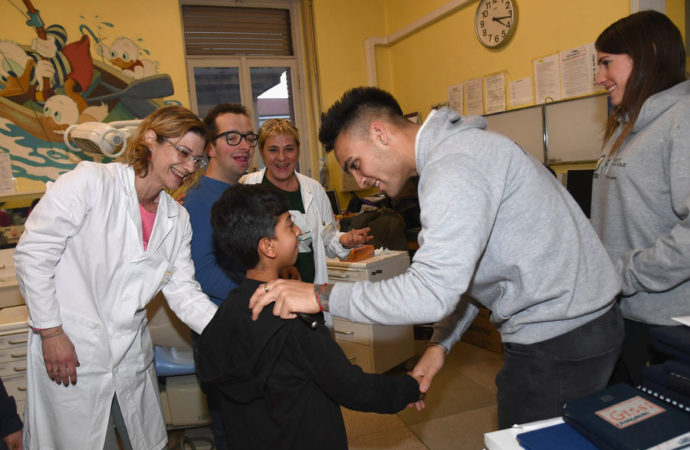 L’Inter visita i bambini ospedalizzati