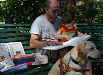 Funicolare al buio per Giornata cane guida